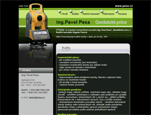 Tablet Screenshot of pexa.cz